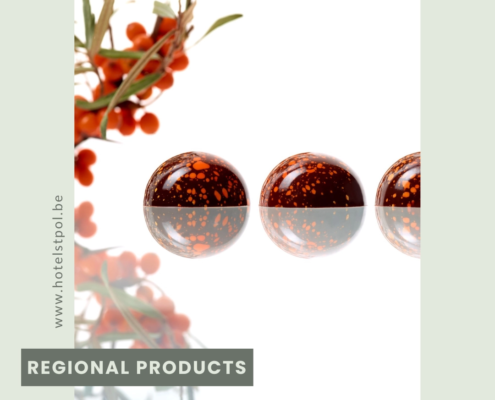 "Duindoornbes Praline" 2 duindoornbes pralines