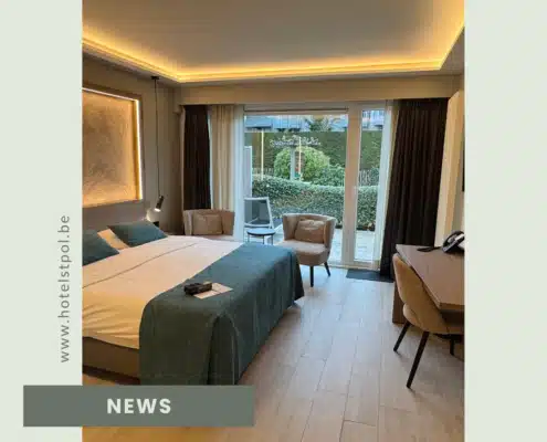 "Ontdek de Vernieuwde Superior Kamers met Terras bij Hotel St Pol" 6 superiorterras na